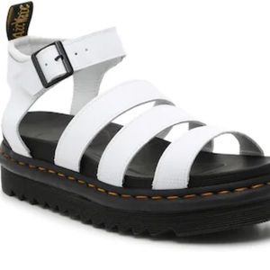 White Dr. Marten sandals